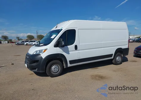 2025 Ram Promaster 2500 Tradesman High Roof 159 Wb W/Pass Seat z USA, uszkodzony, nr VIN 3C6LRVDG2SE507037